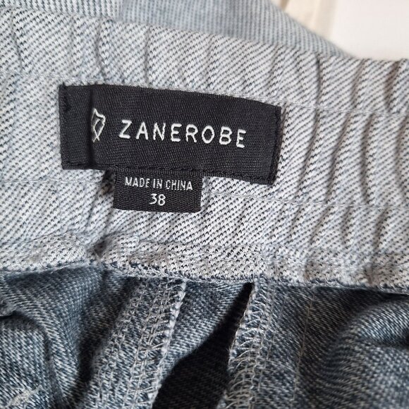 Zanerobe elastic waist drawstring gray sweatpants size 38 - Picture 4 of 7